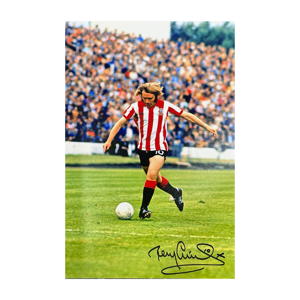 Tony Currie Signed Sheffield United 12x8 Image