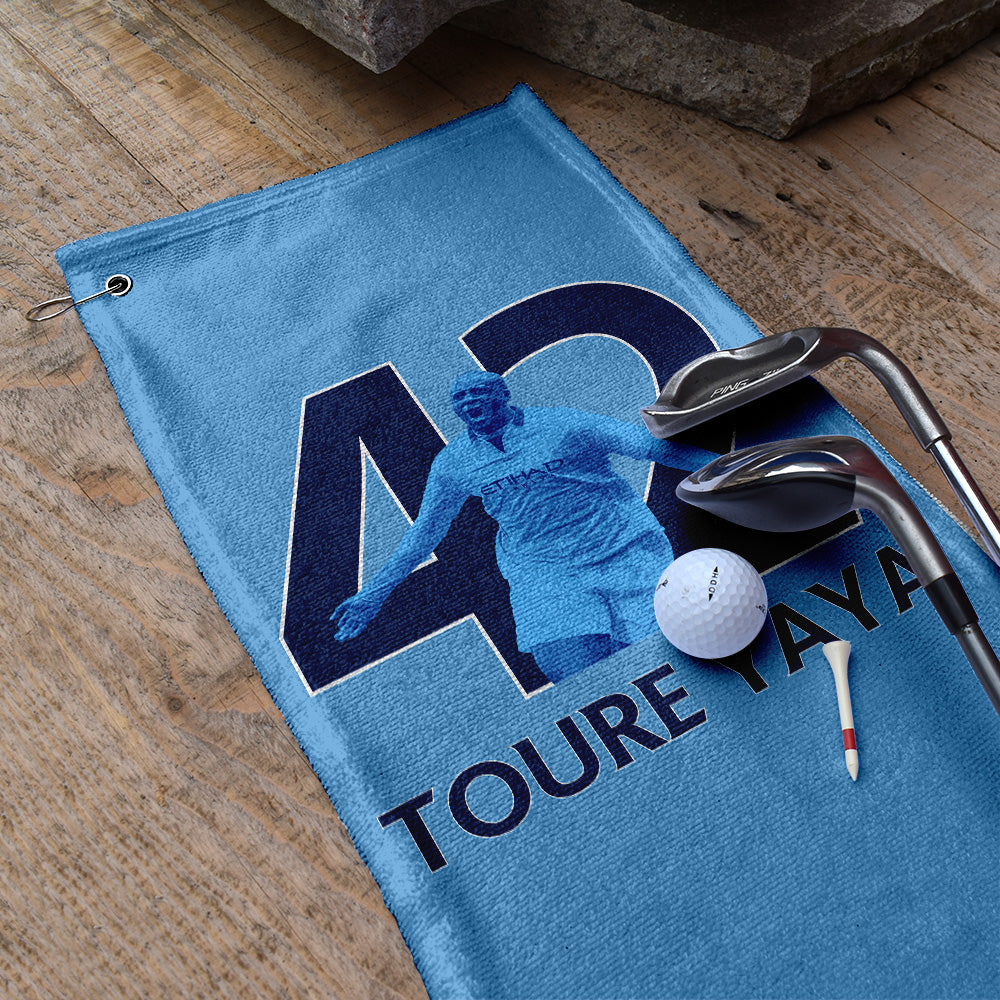 Manchester Blue - Toure 42 - Golf Towel