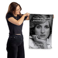 Princess Diana - Free Spirit - Memorabilia keepsake - Portrait Lightweight, Microfibre Tea Towel