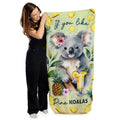 Pina Koalas - Beach Towel