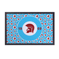 Trojan - Claret & Blue - Door Mat - 60cm x 40cm