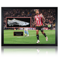 Tyrese Campbell Signed & Match-Issue Sheffield United Boot Iconic Frame #1