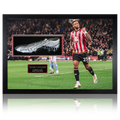 Tyrese Campbell Signed & Match-Issue Sheffield United Boot Iconic Frame #2