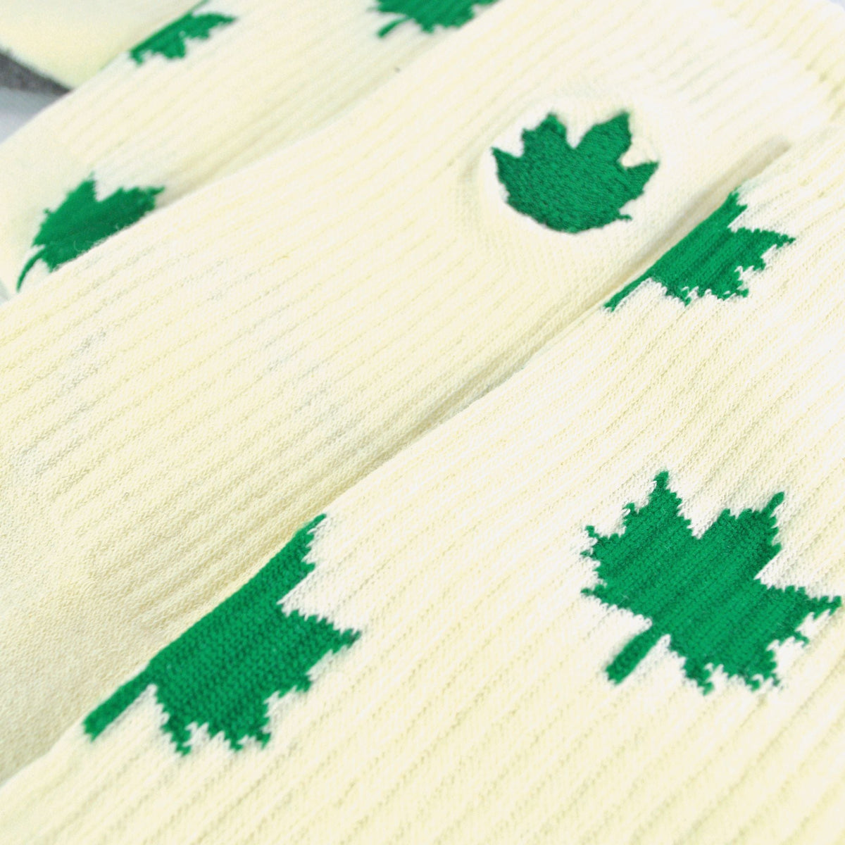 2 Pack Mens Novelty Cotton Rich Weed Leaf Socks