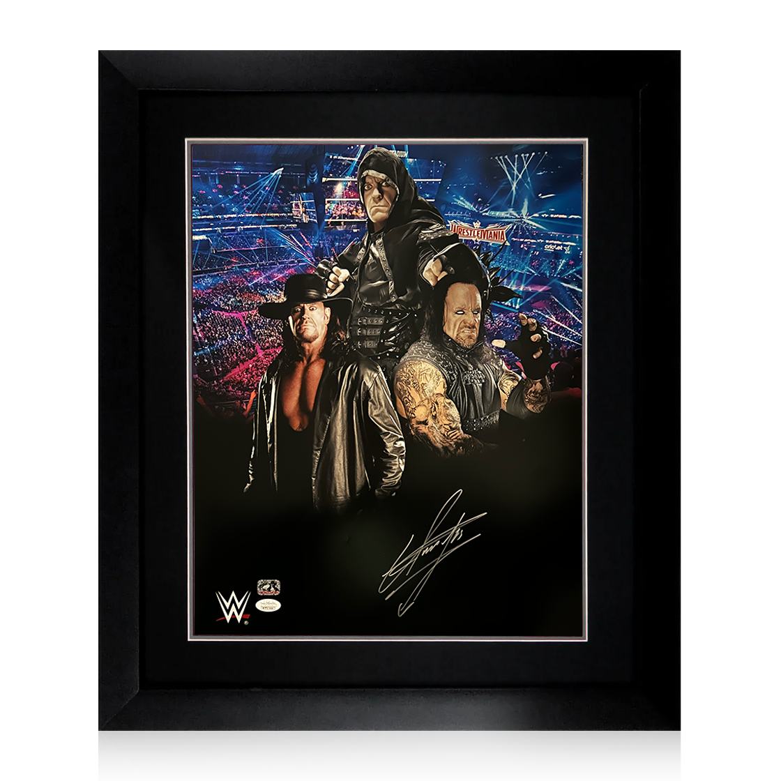 The Undertaker Signed 20x16 Image Deluxe Mount Frame (JSA)