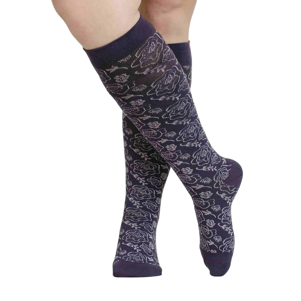 1 Pack Merino Wool Graduated Compression Socks | 15-20 mmHg