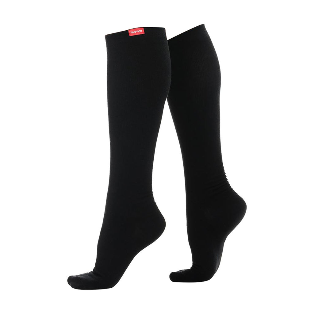 1 Pack Wide Calf Moisture Wicking Nylon Graduated Compression Socks | 20-30 mmHg