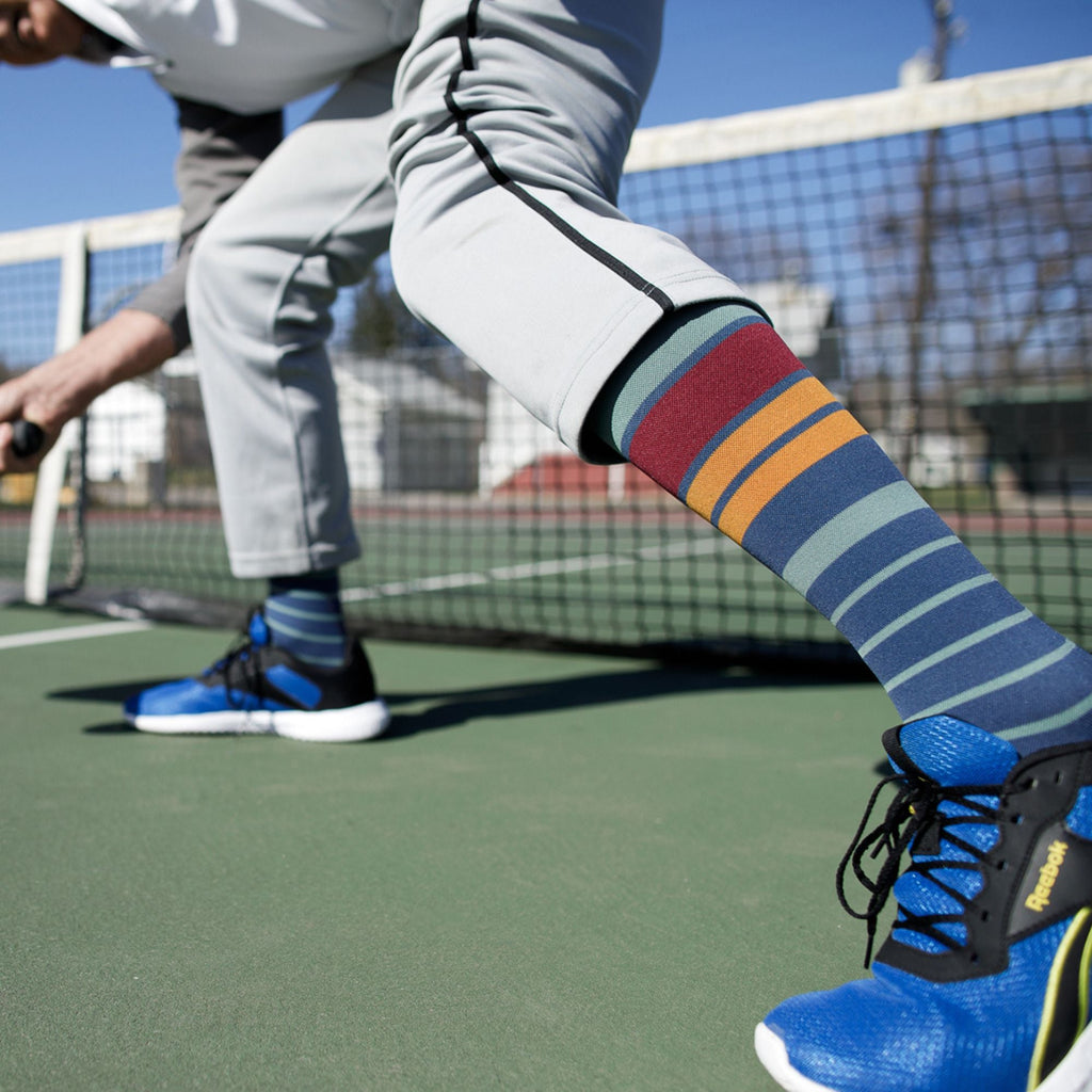 1 Pack Wide Calf Nylon Graduated Compression Socks | 30-40 mmHg