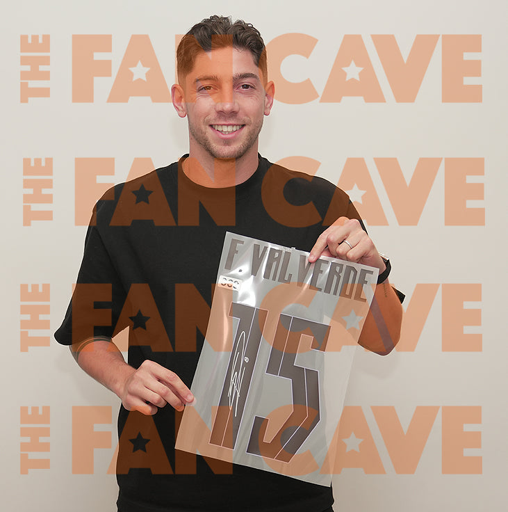 Federico Valverde Signed Uruguay Elite Frame