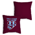Love You as much as You Love Aston Villa- 45cm Cushion