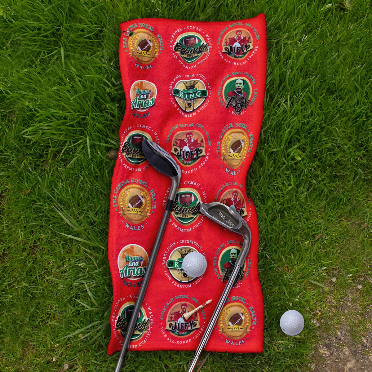 Wales Rugby Union - Legend Collection  - Golf Towel