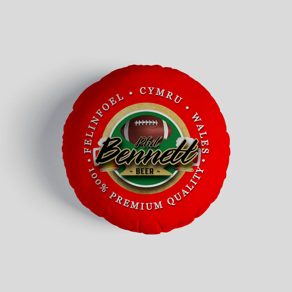Wales Rugby Union Bennett  - Legend Collection - Circle Cushion 14"