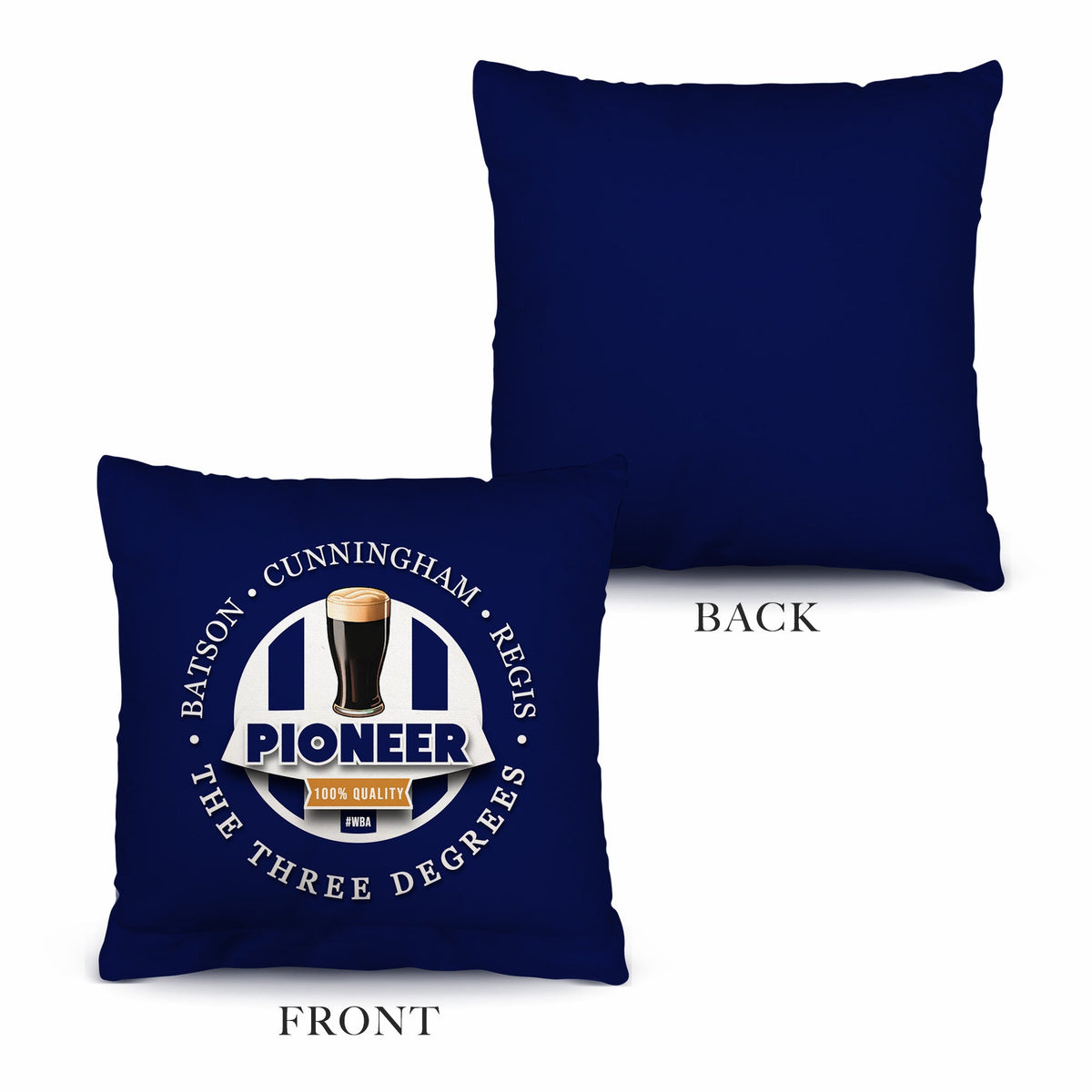 West Brom 3 Degrees - Football Legends - Cushion 10"