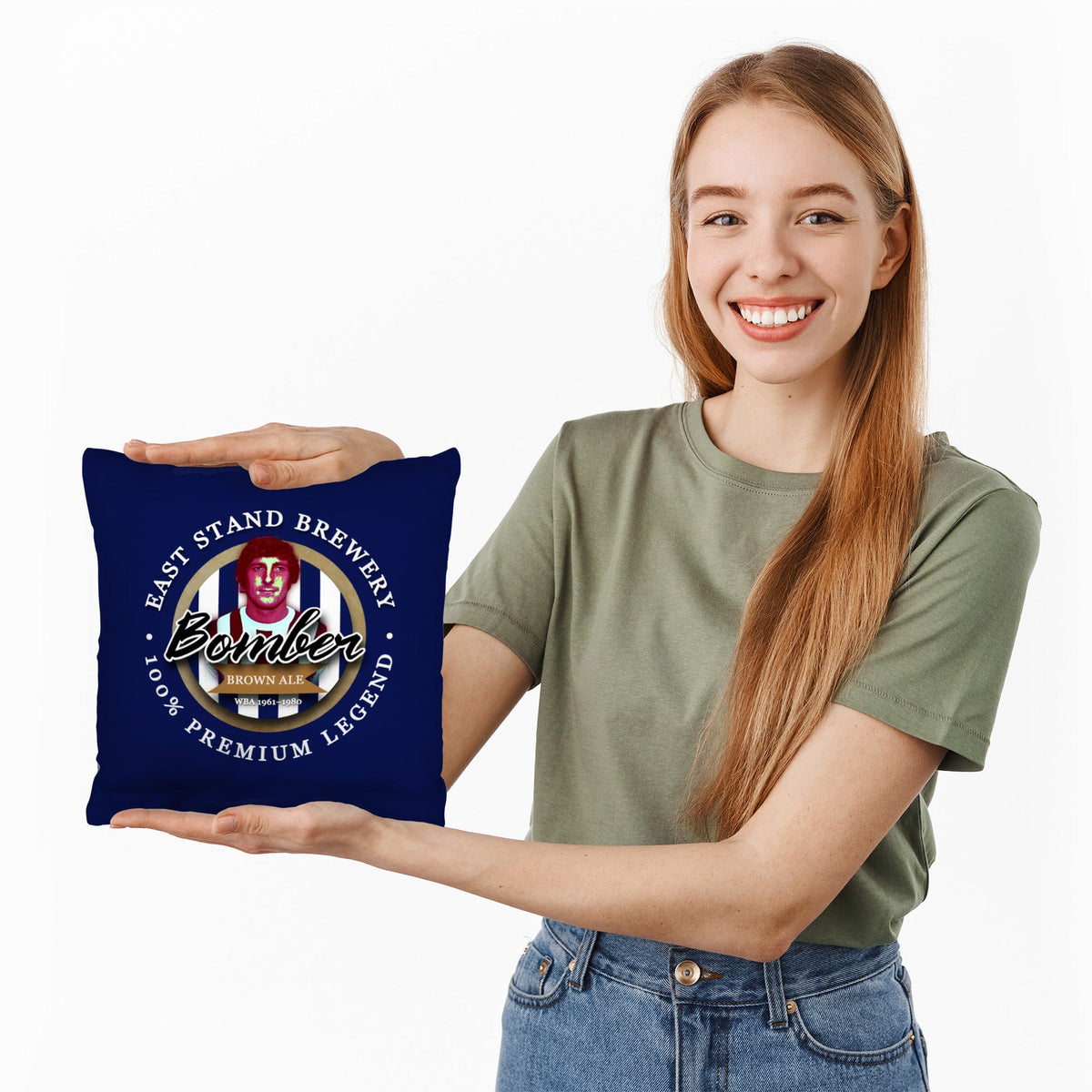 West Brom Brown - Football Legends - Cushion 10"