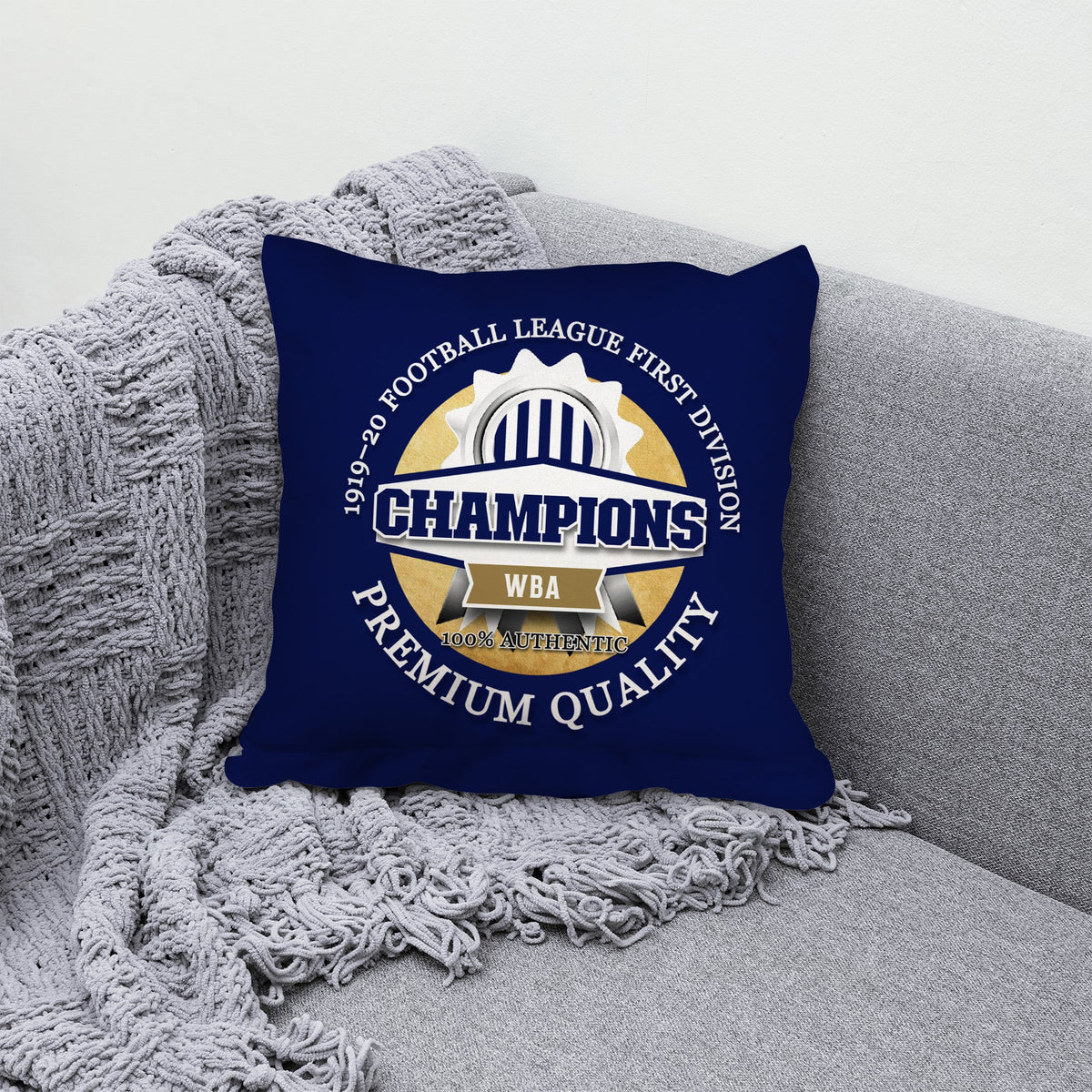 West Brom Champions - Football Legends - Cushion 10"