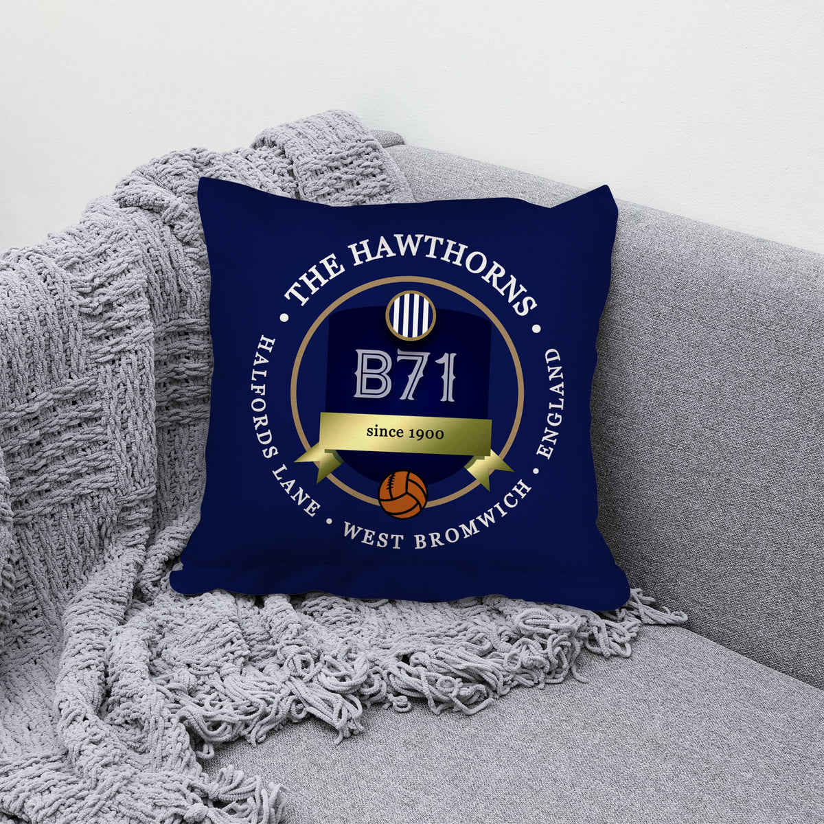 West Brom Hawthorns - Football Legends - Cushion 10"