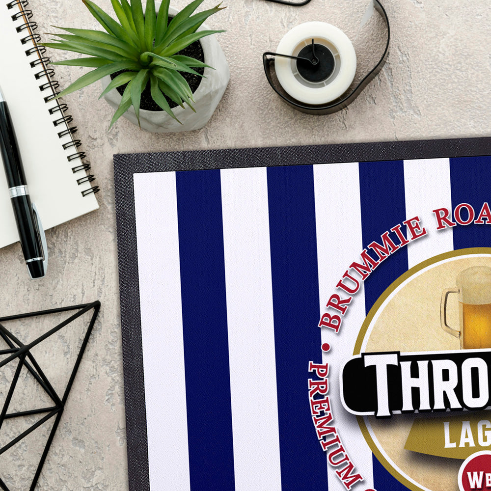 West Brom Throstle  - Football Legends -  Door Mat - 60cm X 40cm