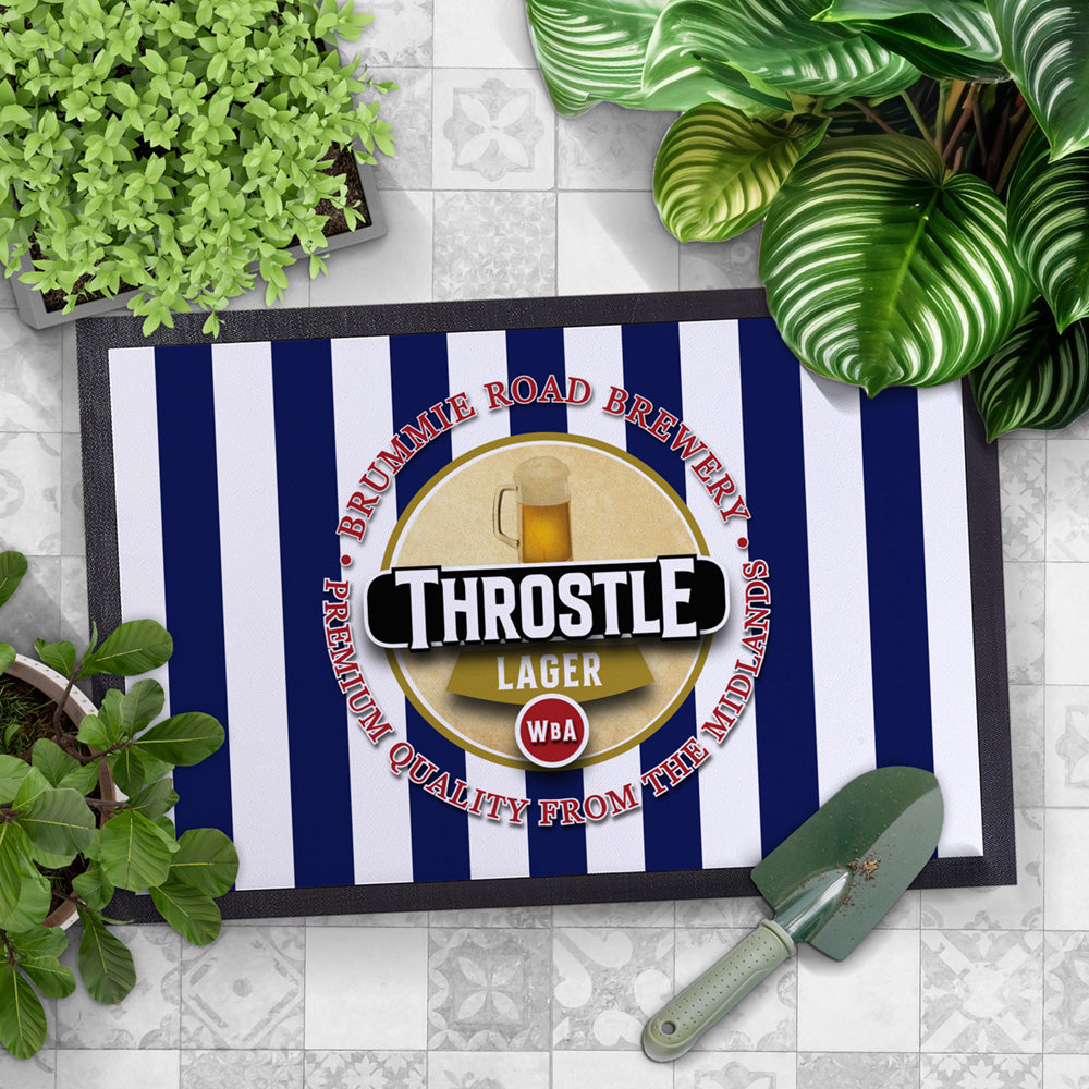 West Brom Throstle  - Football Legends -  Door Mat - 60cm X 40cm