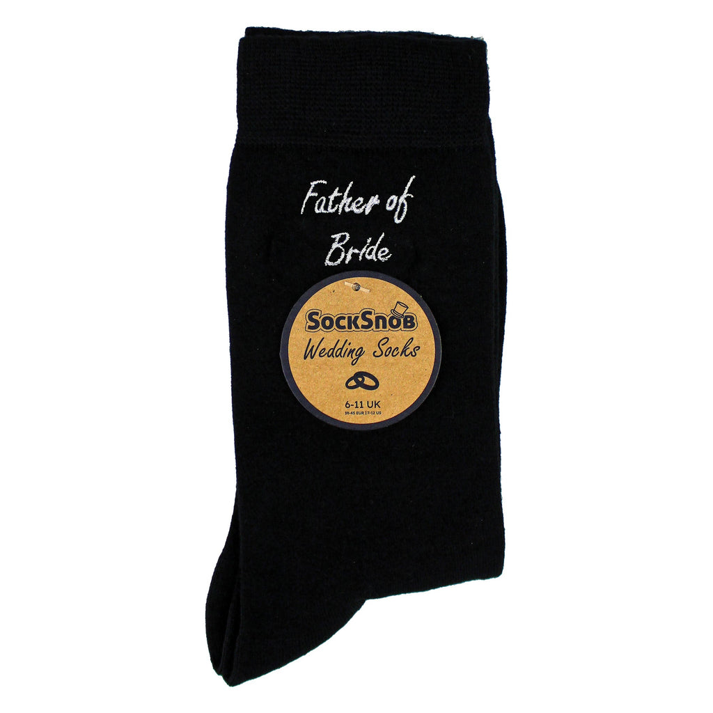 Mens Wedding Socks for Groom Groomsman Best Man Father of the Groom and Bride