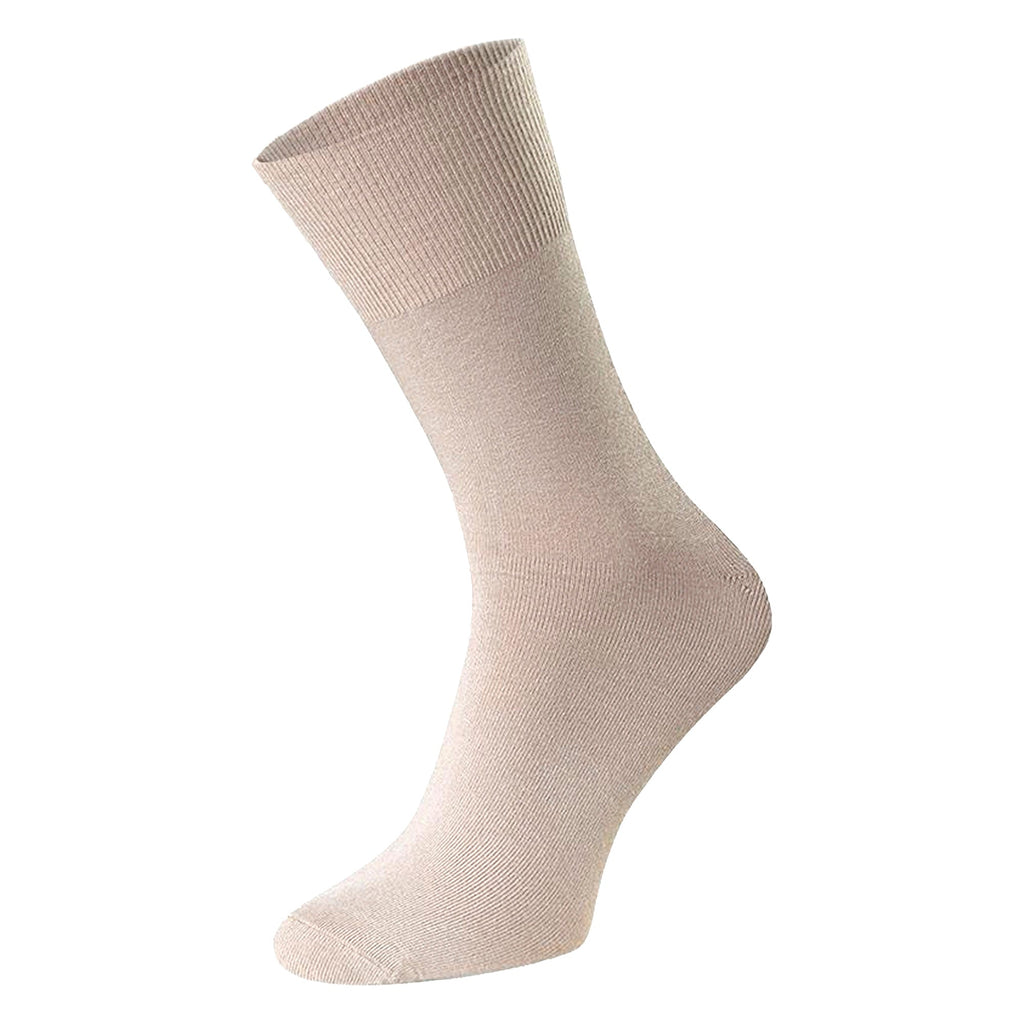 4 Pairs Mens Bamboo Sensory Socks - Soft Seamless All Day Comfort Socks