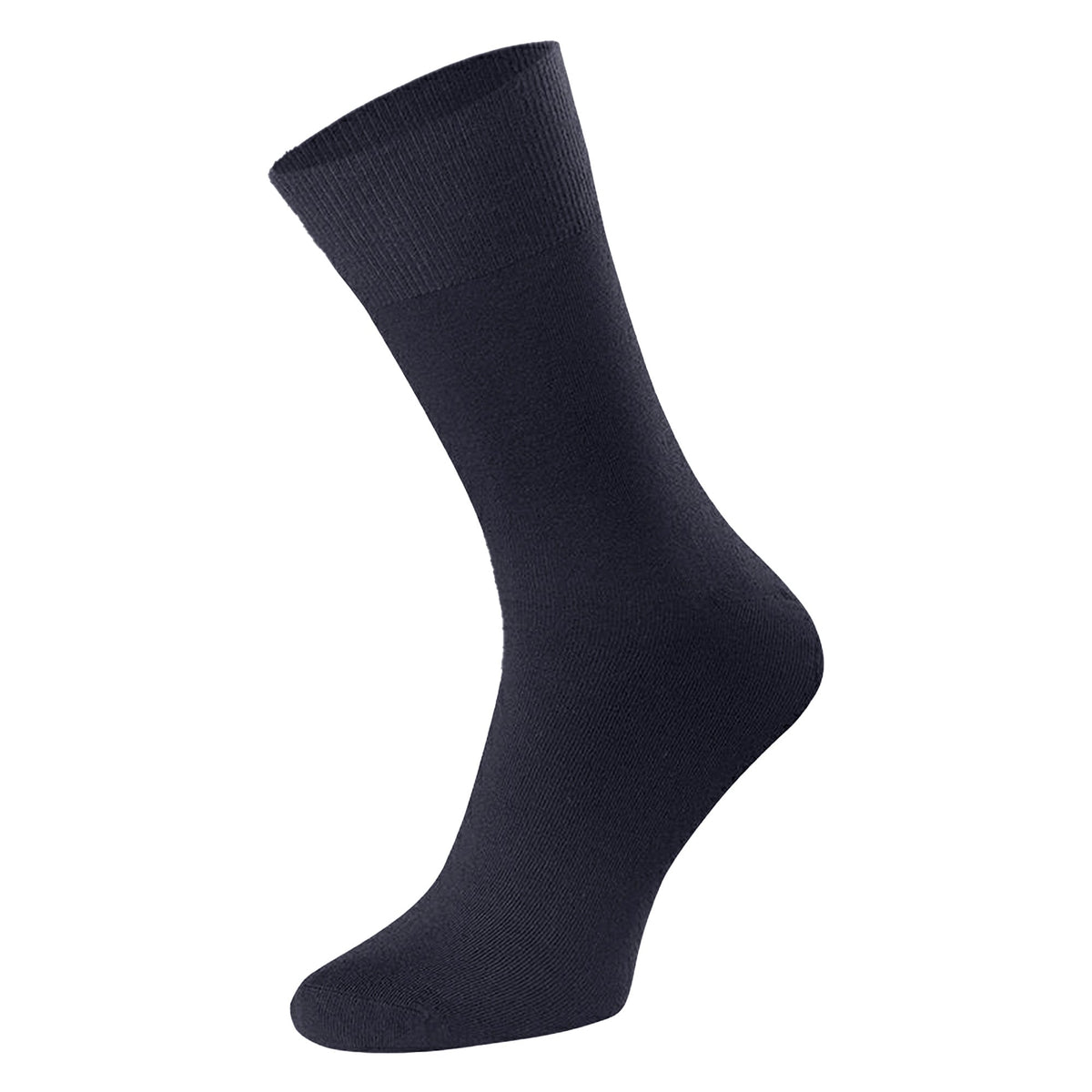 4 Pairs Mens Bamboo Sensory Socks - Soft Seamless All Day Comfort Socks