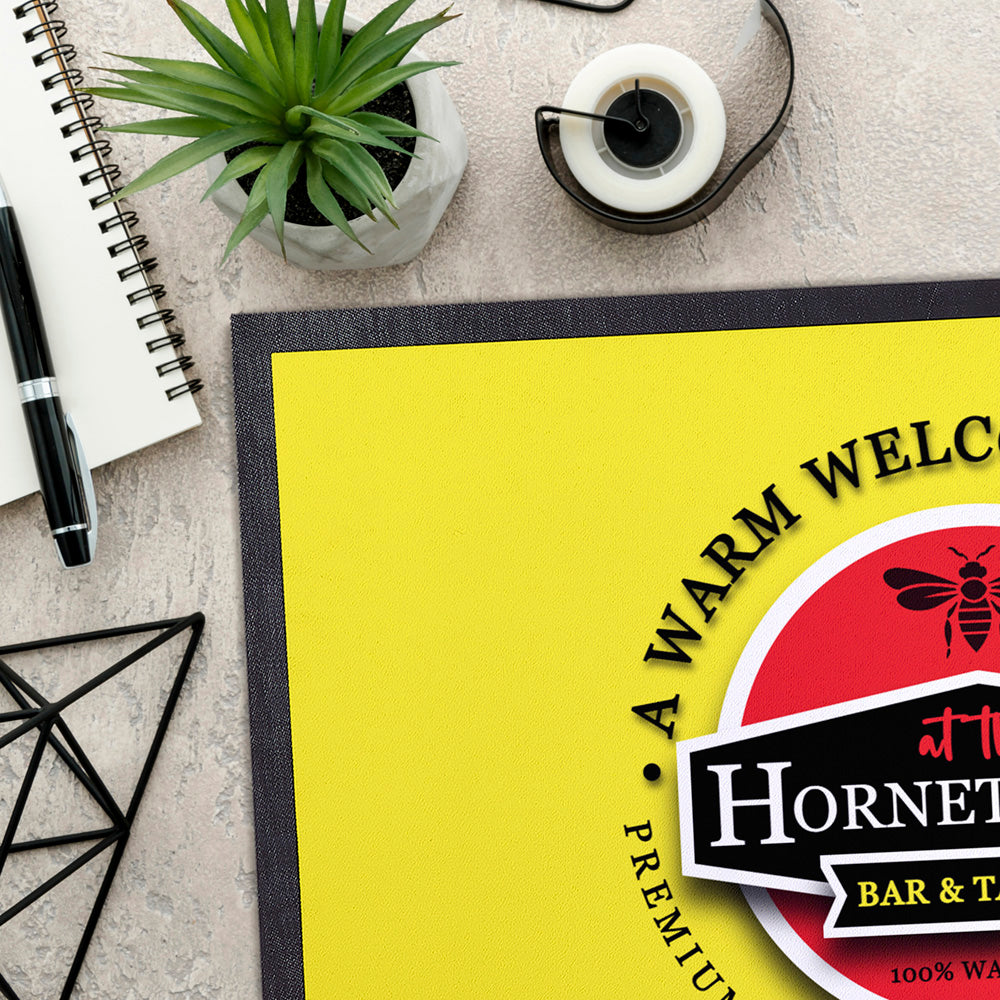 The Hornets Hornets Nest  - Football Legends - Door Mat -60cm X 40cm
