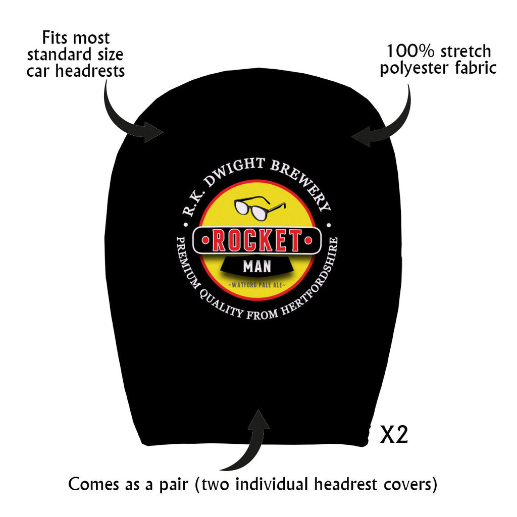The Hornets Rocket Man - Football Legends - Headrest Cover