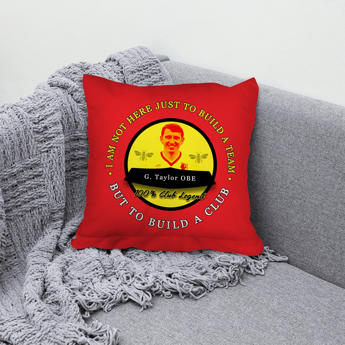 The Hornets Taylor - Football Legends - Cushion 10"
