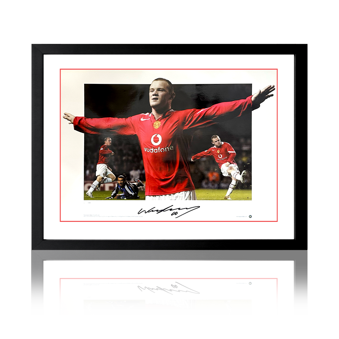 Weekly Auction: Wayne Rooney Signed Manchester United Deluxe Mount Display