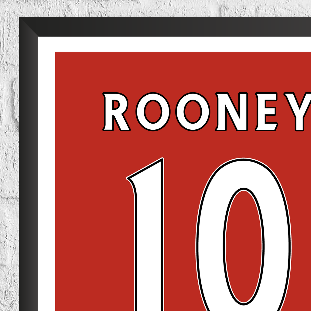 Wayne Rooney Legend Stats Print
