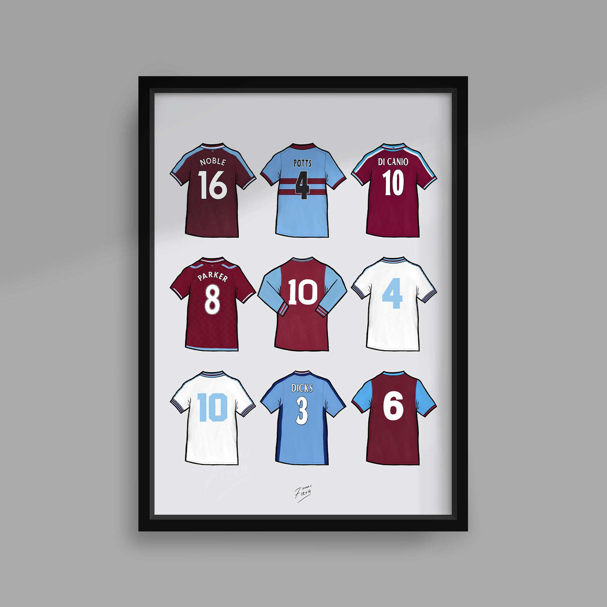 Hammers Legends Shirts Print