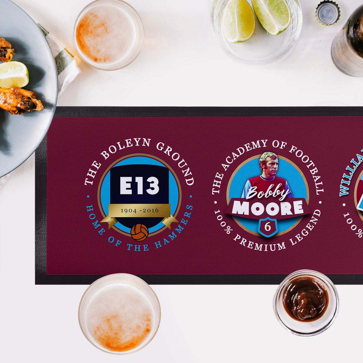 West Ham - Football Legends - Bar Runner