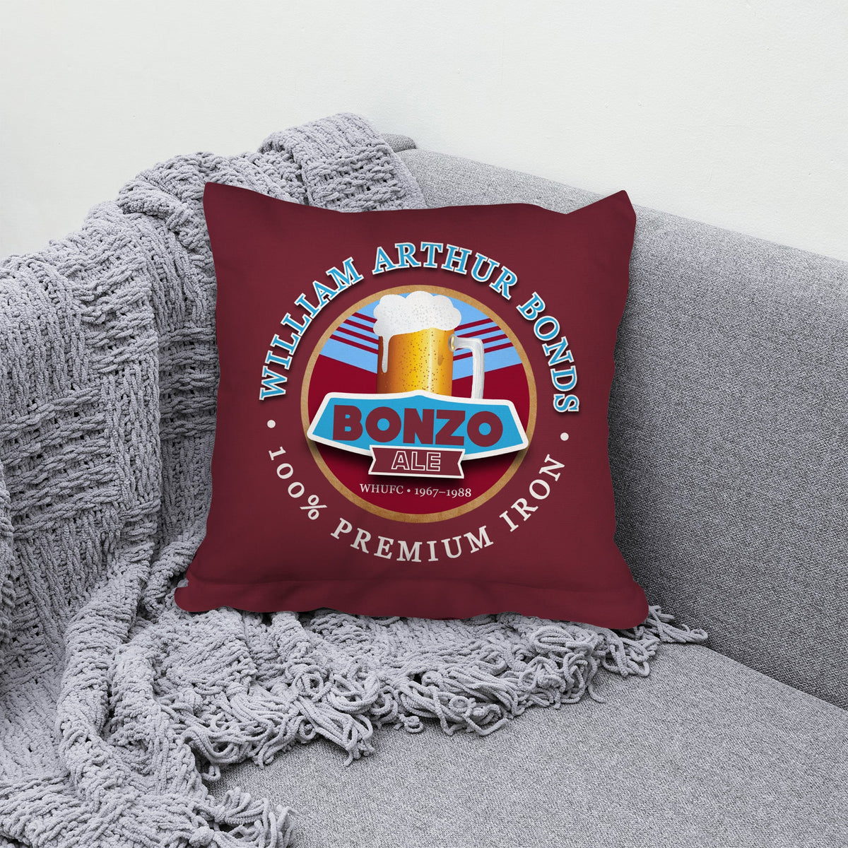West Ham Bonds - Football Legends - Cushion 10"