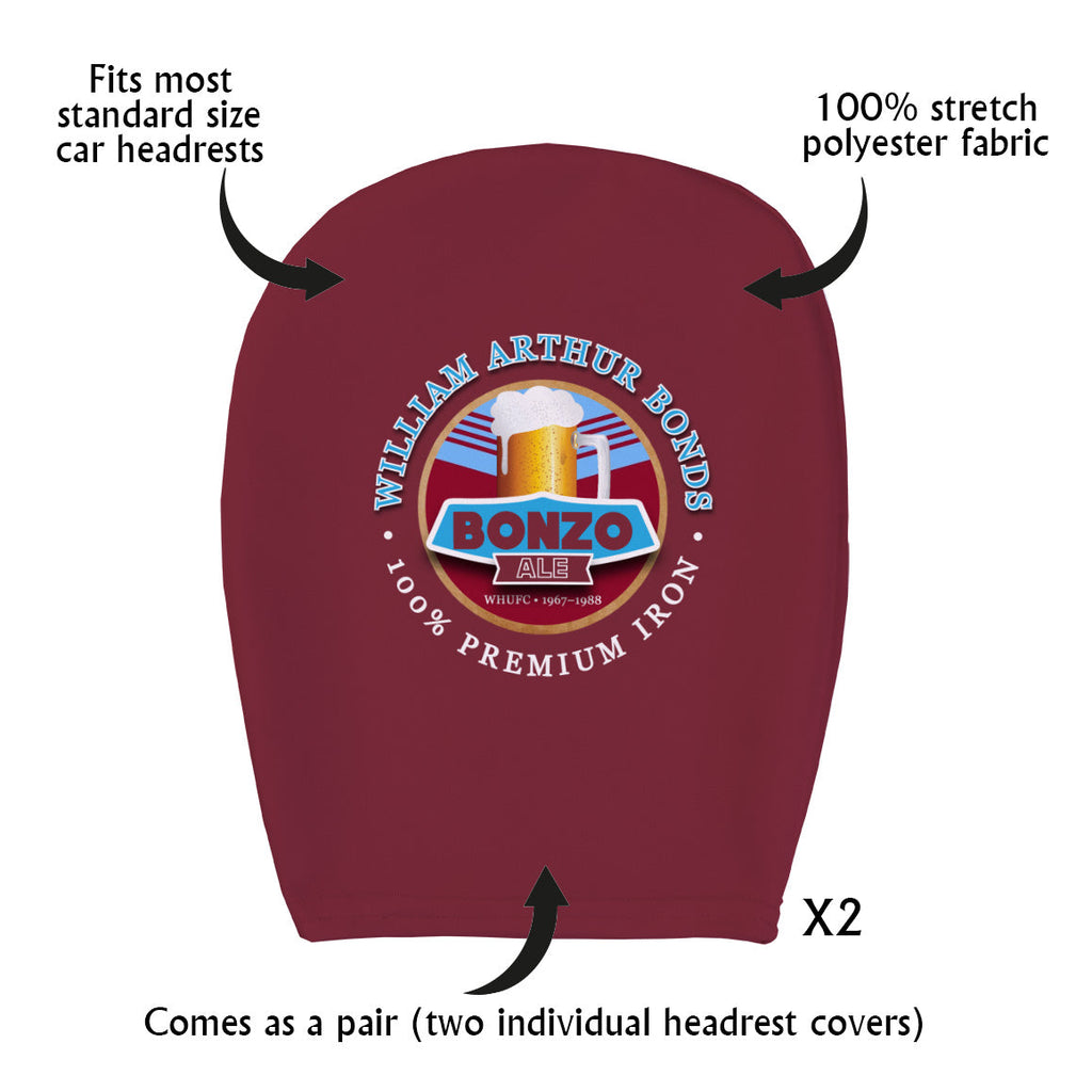 West Ham Bonds - Football Legends - Headrest Cover