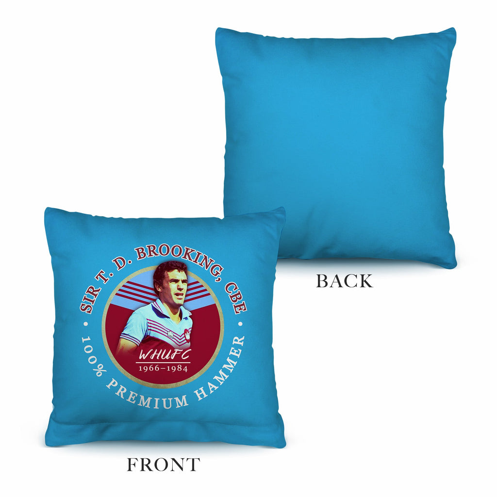 West Ham Brooking - Football Legends - Cushion 10"