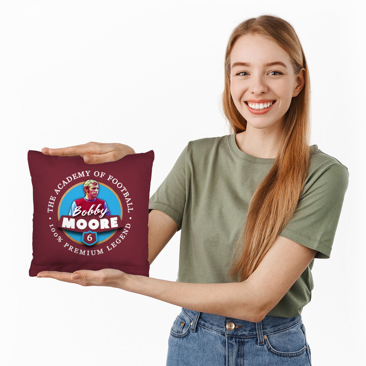 West Ham Moore - Football Legends - Cushion 10"