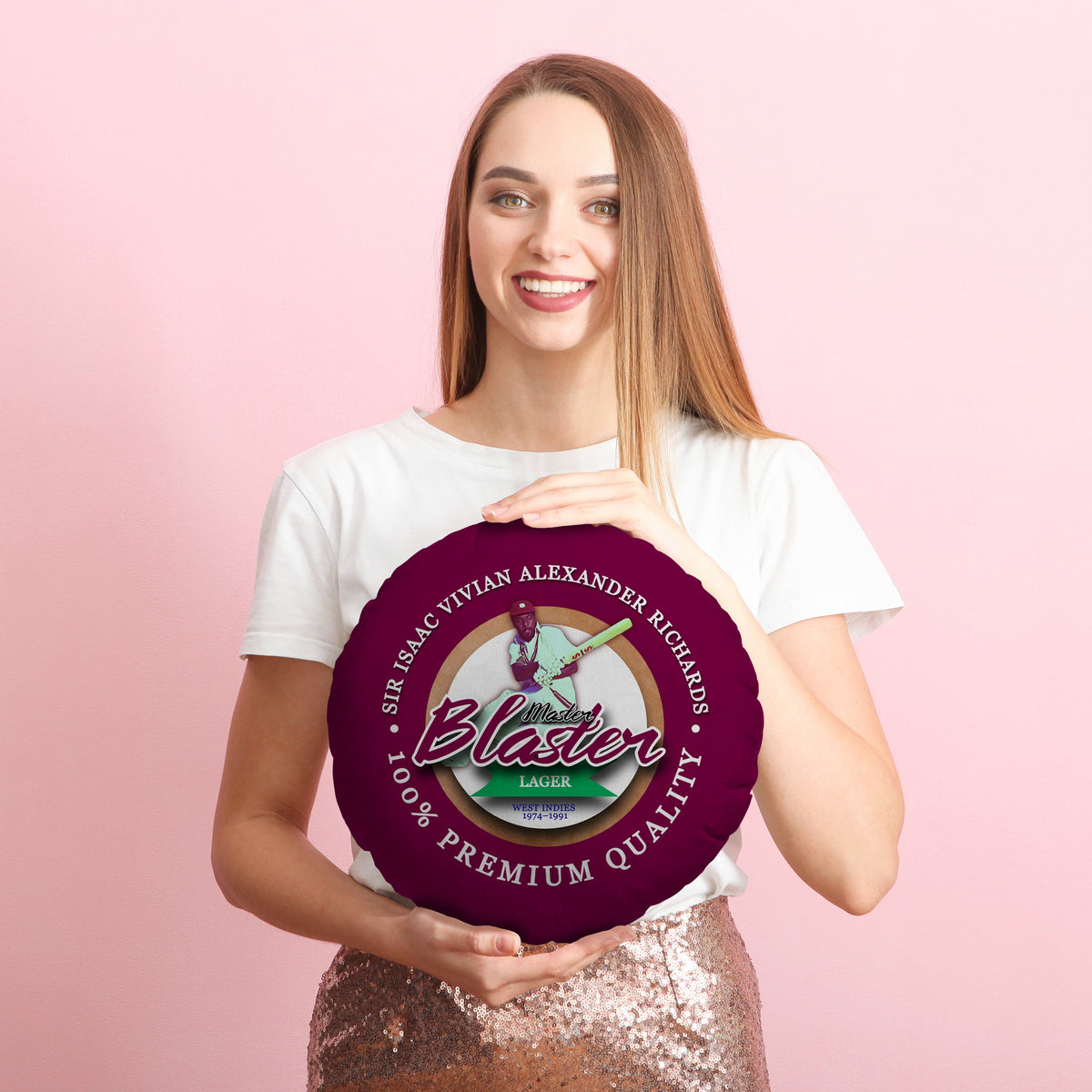 West Indies Richards  - Legend Collection - Circle Cushion 14"