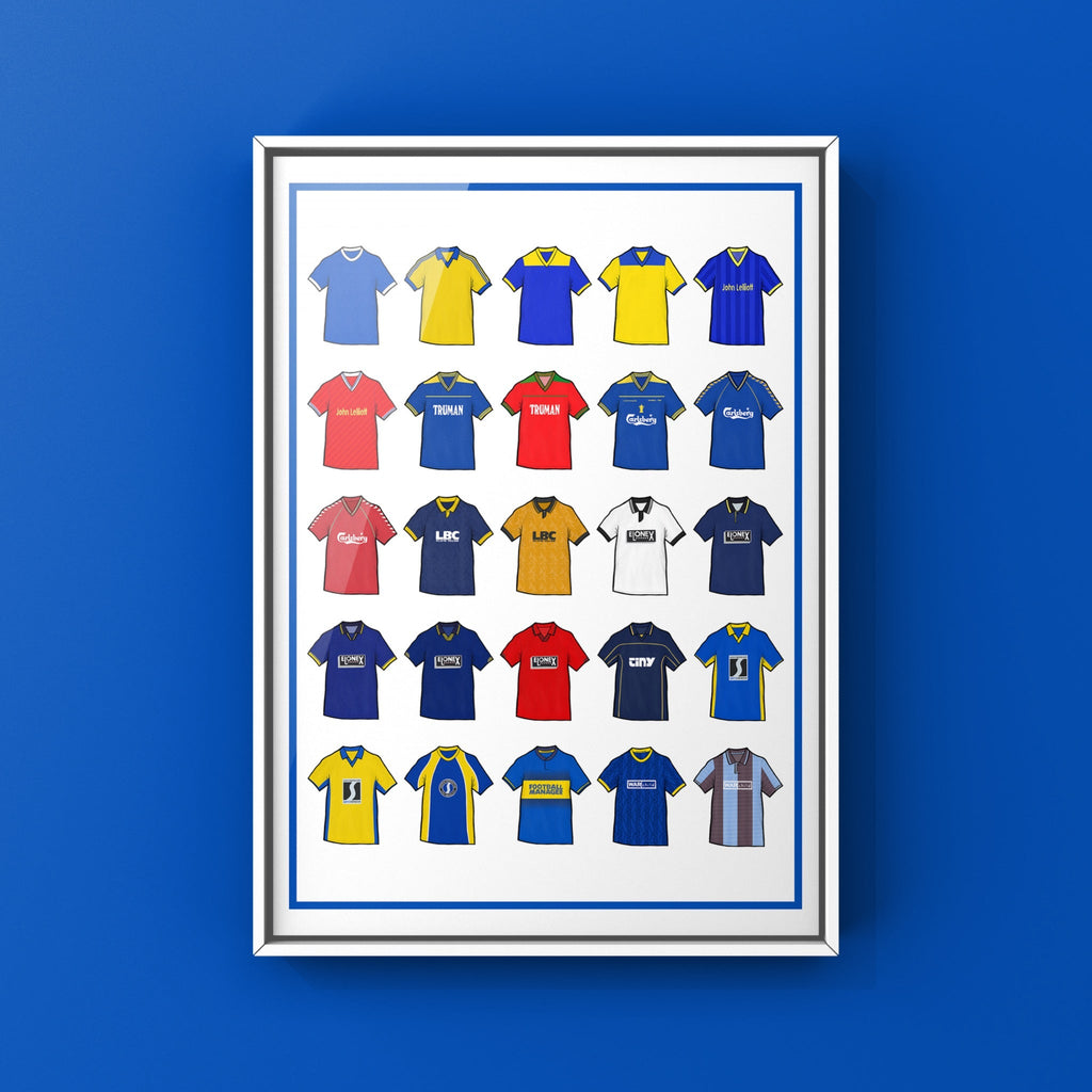 Wimbledon Retro Shirts Football Print