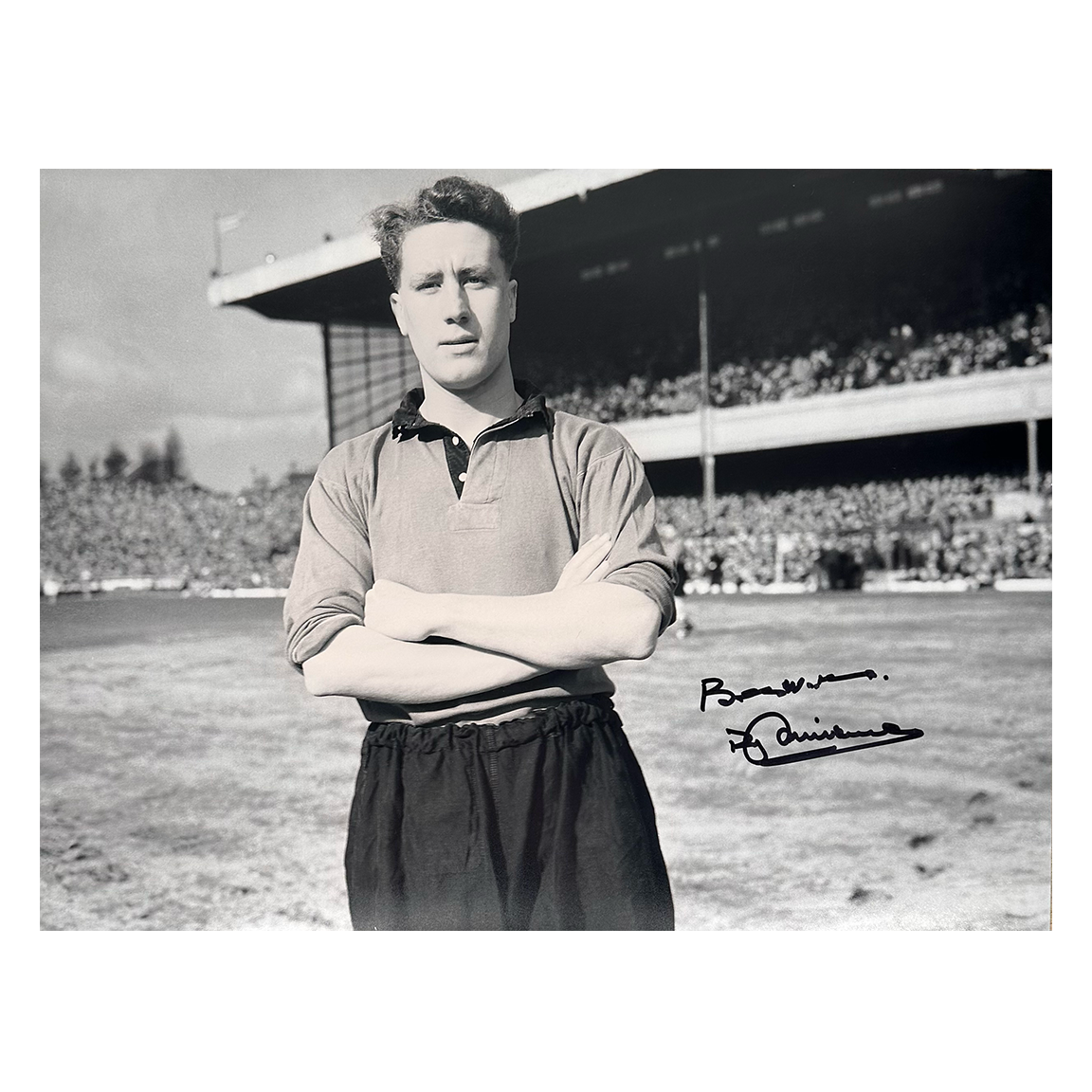Roy Swinbourne Signed Wolverhampton Wanderers 16x12