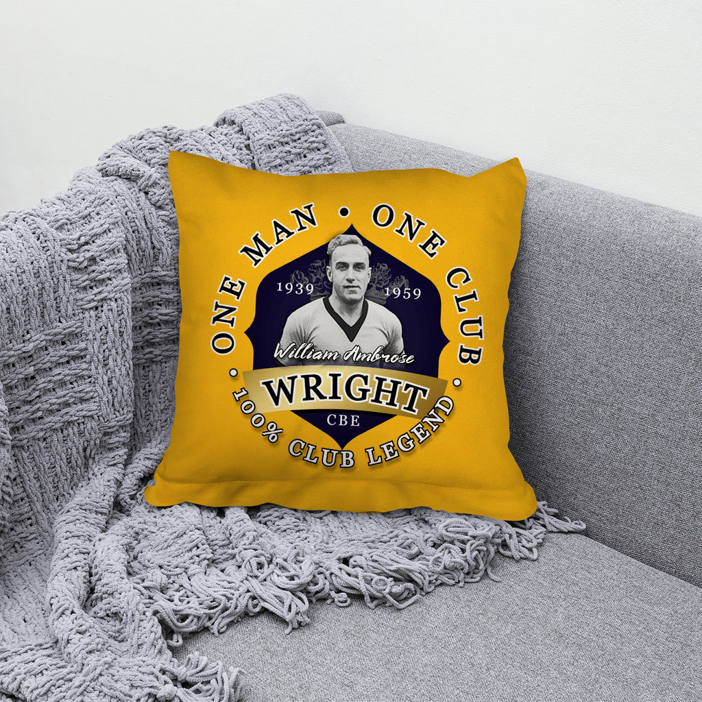 Wolverhampton Billy Wright - Football Legends - Cushion 10"