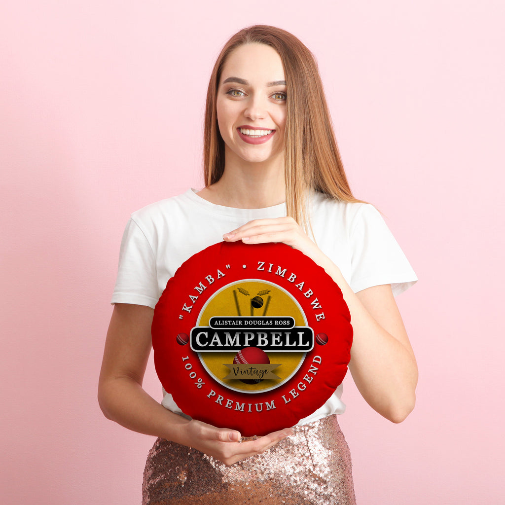 Zimbabwe Campbell  - Legend Collection - Circle Cushion 14"