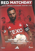 Aberdeen 2025/2026 Official Home Matchday Programmes