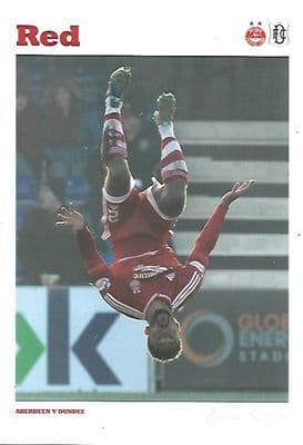 Aberdeen v Dundee Scottish Premiership 2015/2016 Programme 22nd January 2016