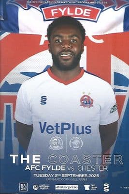 AFC Fylde 2025/2026 Official Home Matchday Programmes