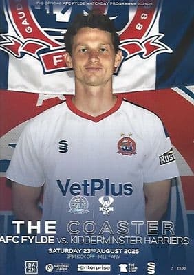 AFC Fylde 2025/2026 Official Home Matchday Programmes