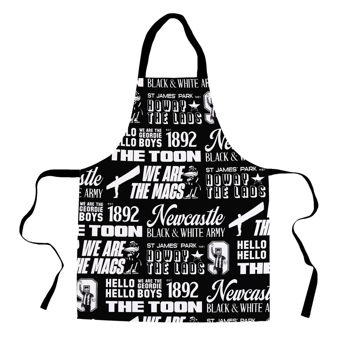 Newcastle - Word Montage - Apron