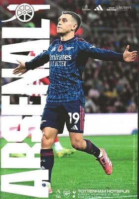 Arsenal 2025/2026 Official Home Matchday Programmes