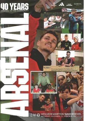 Arsenal 2025/2026 Official Home Matchday Programmes