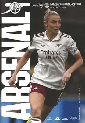 Arsenal Women 2025/2026 Official Home Matchday Programmes