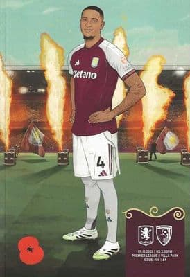 Aston Villa 2025/2026 Official Home Matchday Programmes